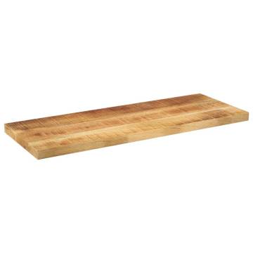 Table Top 80x30 cm - Solid Wood Rough Mango | HipoMarket