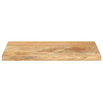 Rectangular Solid Wood Mango Table Top - 50x20x2.5 cm