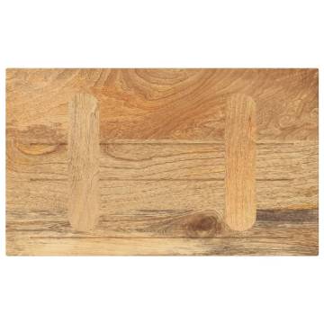 Rectangular Solid Wood Mango Table Top - 50x20x2.5 cm