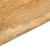 Rectangular Solid Wood Mango Table Top - 50x20x2.5 cm