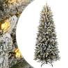  Artificial Christmas Tree 150 LEDs and Flocked Snow 120 cm Size 120 cm Quantity in Package 1 Model with led Number of Branch Tips 