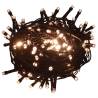 150 cm Flocked Christmas Tree with 150 LEDs - Hipomarket UK