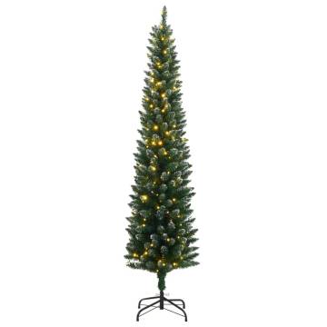 Artificial Slim Christmas Tree 300 LEDs 210 cm | Hipo Market