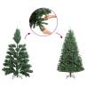 Artificial Slim Christmas Tree 300 LEDs 210 cm | Hipo Market