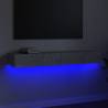 Modern TV Cabinet with LED Lights - Concrete Grey 120x35 cm