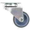 Twin-wheel Swivel Casters - 4 pcs 50 mm | HipoMarket UK