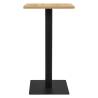 Elegant Bistro Table Oak Colour 50x50x107 cm | HipoMarket