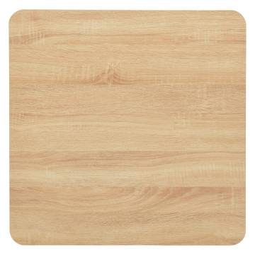 Elegant Bistro Table Oak Colour 50x50x107 cm | HipoMarket