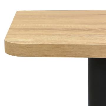 Elegant Bistro Table Oak Colour 50x50x107 cm | HipoMarket