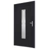 Front Door Anthracite 108x200 cm PVC - Secure & Stylish