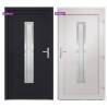 Front Door Anthracite 108x200 cm PVC - Secure & Stylish