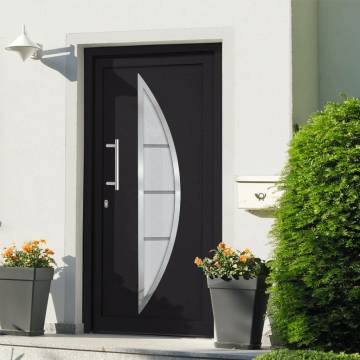 Stylish Front Door Anthracite 98x208 cm - Secure and Elegant