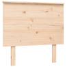 Solid Wood Single Bed Frame with Headboard - Hipomarket UK