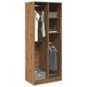  Wardrobe Artisian Oak 80x50x200 cm Engineered Wood Colour artisan oak Size 80 x 50 x 200 cm Quantity in Package 1 Amount 2 shelves 