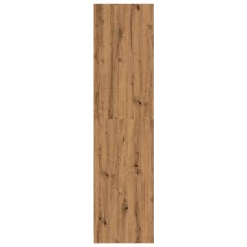 Artisian Oak Wardrobe - 80x50x200 cm Engineered Wood Storage