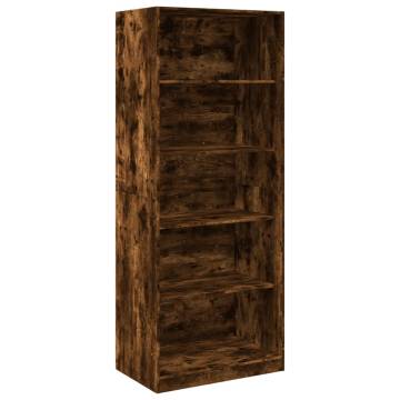 Wardrobe Smoked Oak 80x50x200 cm - Stylish & Durable Storage