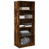 Wardrobe Smoked Oak 80x50x200 cm - Stylish & Durable Storage