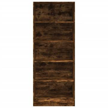 Wardrobe Smoked Oak 80x50x200 cm - Stylish & Durable Storage