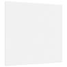 Stretched Canvases - 12 pcs White Fabric & Solid Wood Pine