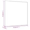 Stretched Canvases - 12 pcs White Fabric & Solid Wood Pine