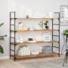  Floating Shelves 2 pcs 120x40x2 cm Oil Finished Solid Wood Acacia Colour dark brown Size 120 x 40 x 2 cm Quantity in Package 2 Number of Pieces 1 