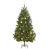  Artificial Hinged Christmas Tree 300 LEDs & Ball Set 270 cm Colour green Size 270 cm Quantity in Package 1 Model with leds & white balls 