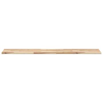 Floating Shelves 4 pcs | Untreated Solid Acacia Wood - HipoMarket