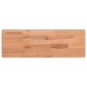 Solid Wood Beech Wall Shelf - 60x20x4 cm | Hipomarket