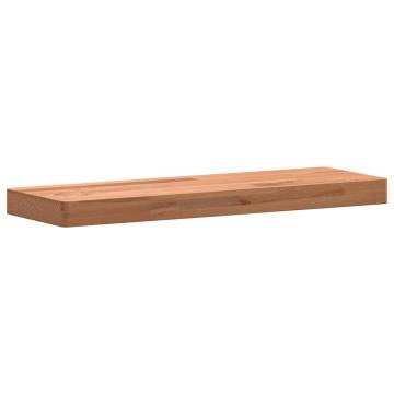 Solid Wood Beech Wall Shelf - 60x20x4 cm | Hipomarket