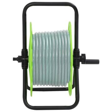 Free Standing Green Hose Reel for 45m Hose - Durable & Compact