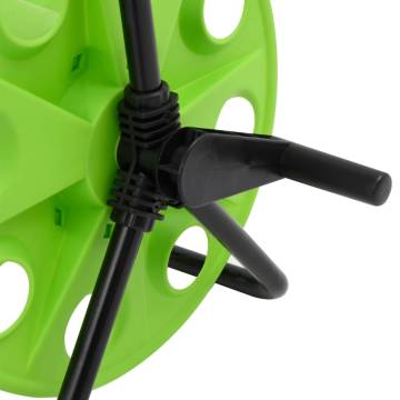 Free Standing Green Hose Reel for 45m Hose - Durable & Compact