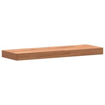 Solid Wood Beech Wall Shelf - 60x20x4 cm | Hipomarket