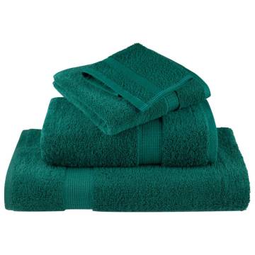 Premium SOLUND Towels - 2pcs Green 100x200 cm | 600 gsm