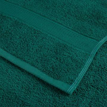 Premium SOLUND Towels - 2pcs Green 100x200 cm | 600 gsm