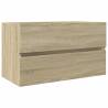 2 Piece Bathroom Furniture Set - Ceramic & Engineered Wood