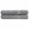 Premium SOLUND Towels 2pcs Grey 100x200cm - Soft & Durable