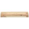 Floating Shelves - 2 pcs Solid Acacia Wood - 40x20x4 cm