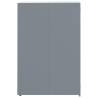 Elegant Wheelie Bin Storage for 6 Bins - Grey Steel