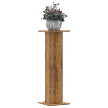 Artisian Oak Plant Stands - 2 pcs, 30x30x95 cm | Hipomarket