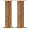 Artisian Oak Plant Stands - 2 pcs, 30x30x95 cm | Hipomarket