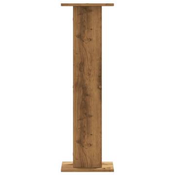 Artisian Oak Plant Stands - 2 pcs, 30x30x95 cm | Hipomarket