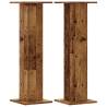 Speaker Stands Old Wood 2 pcs - Durable & Stylish | HipoMarket