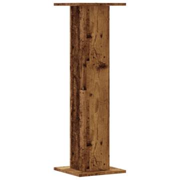 Speaker Stands Old Wood 2 pcs - Durable & Stylish | HipoMarket