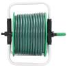 Free Standing Green Hose Reel with 20m PVC Hose & Fittings