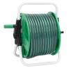 Free Standing Green Hose Reel with 20m PVC Hose & Fittings