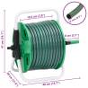 Free Standing Green Hose Reel with 20m PVC Hose & Fittings