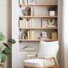 Wall Shelf 80x30 cm - Untreated Solid Oak Wood | HipoMarket