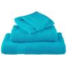 8 Piece Premium Towel Set SOLUND Turquoise - Soft & Absorbent