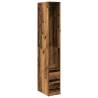 Stylish Wardrobe in Old Wood - 30x50x200 cm | HipoMarket