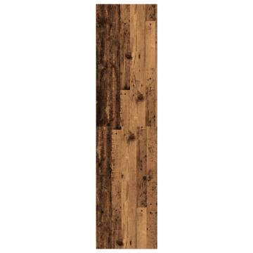 Stylish Wardrobe in Old Wood - 30x50x200 cm | HipoMarket